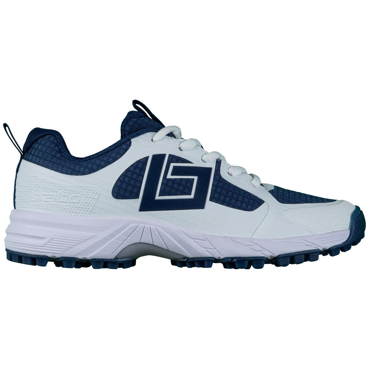 Brabo Hockey Shoe "Tribute" Kids OUTDOOR Navy-White