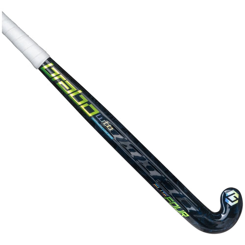 Brabo Elite 4 WTB Forged Carbon Extreme Low Bow Hockey Stick Outdoor Navy-Lime-Green 01