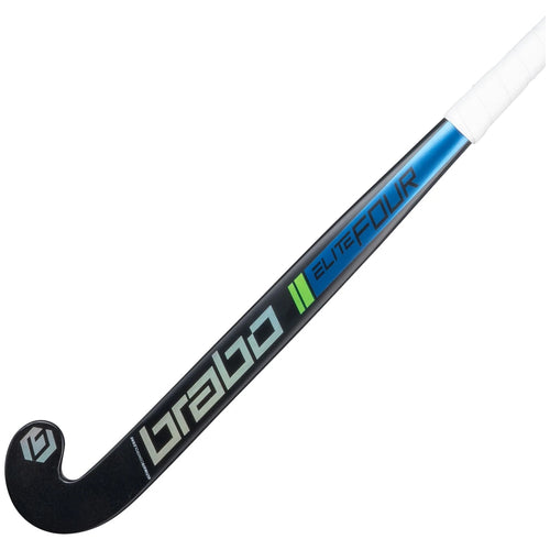Brabo Elite 4 WTB Forged Carbon Extreme Low Bow Hockey Stick Outdoor Navy-Lime-Green 02