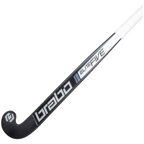 Brabo Elite 5 Carbon WTB Low Bow Hockey Stick Outdoor Black-White 02