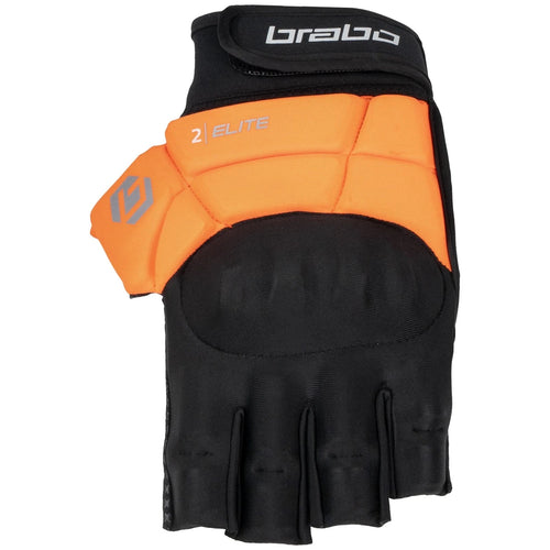 Brabo Elite Pro Player Glove Without Thumb Orange-Grey 01