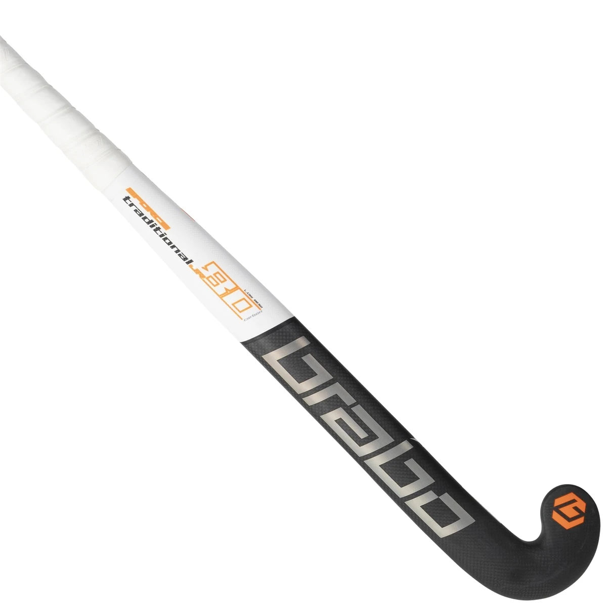 Brabo G-Force Traditional Carbon 80 Low Bow Junior Hockey Stick Outdoor Black-Orange 01