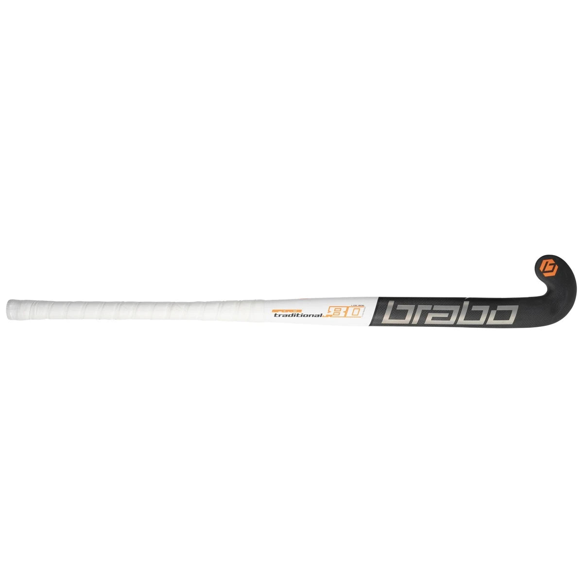 Brabo G-Force Traditional Carbon 80 Low Bow Junior Hockey Stick Outdoor Black-Orange 03