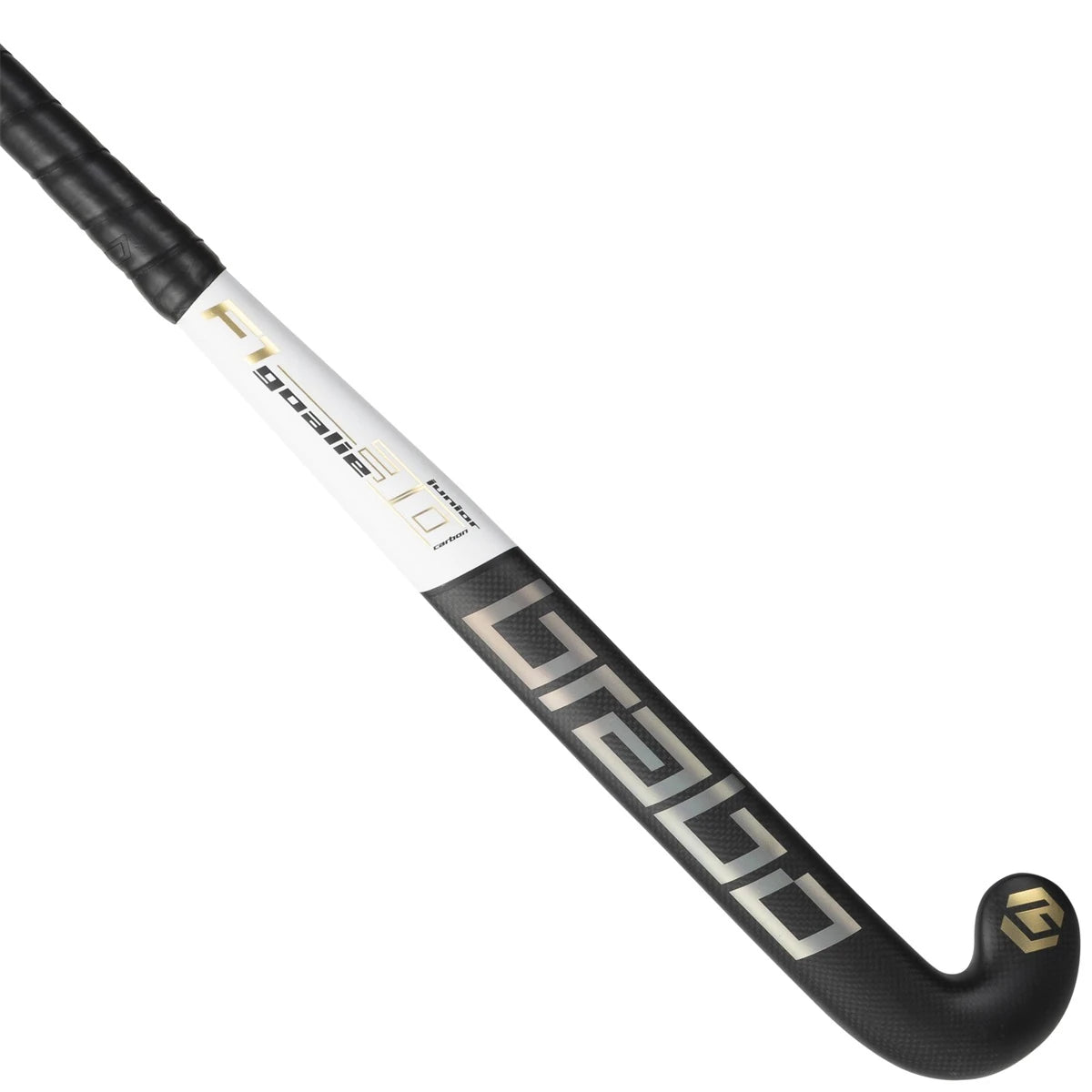 Brabo Goalie F1 Junior Hockey Stick Outdoor Black-Gold 01