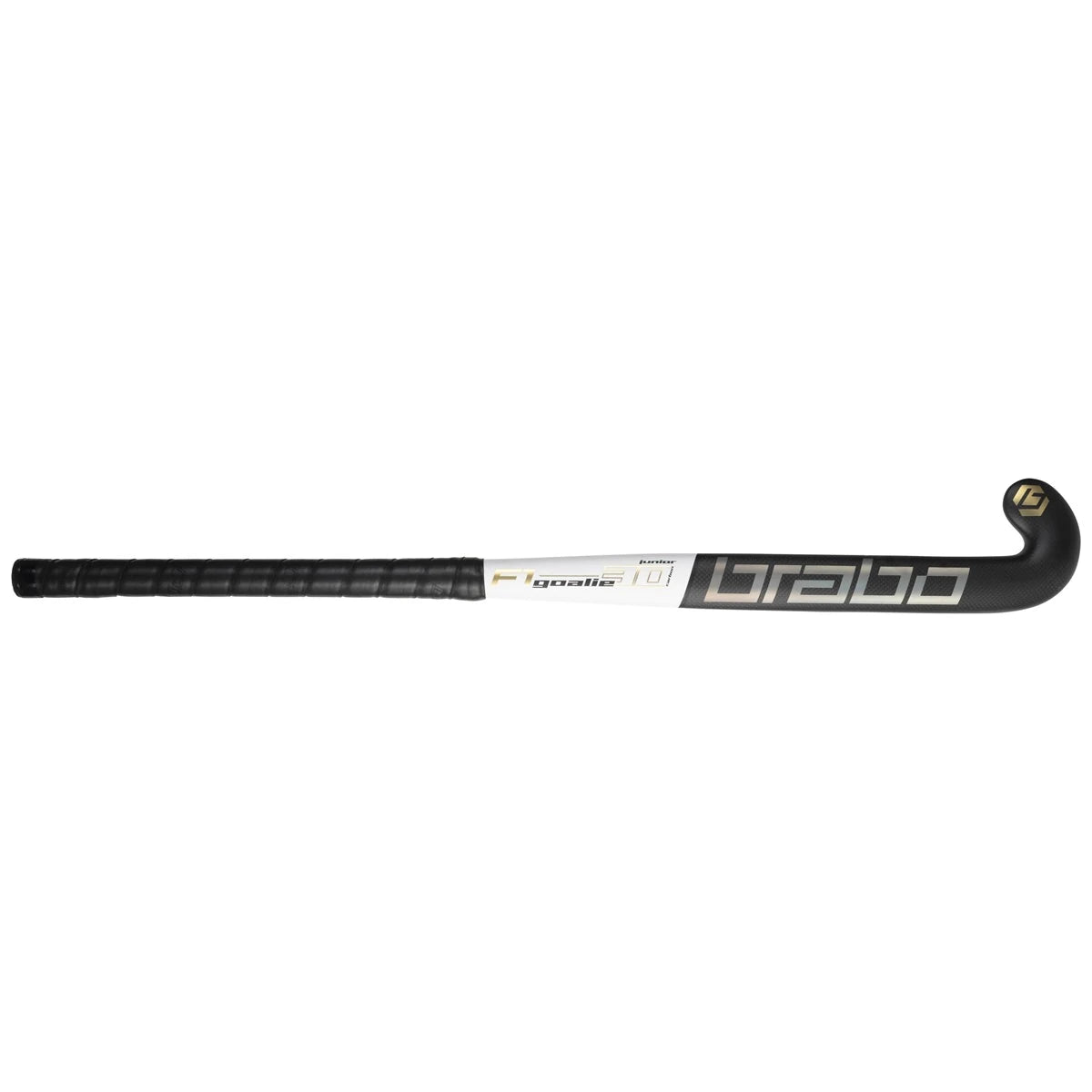 Brabo Goalie F1 Junior Hockey Stick Outdoor Black-Gold 03