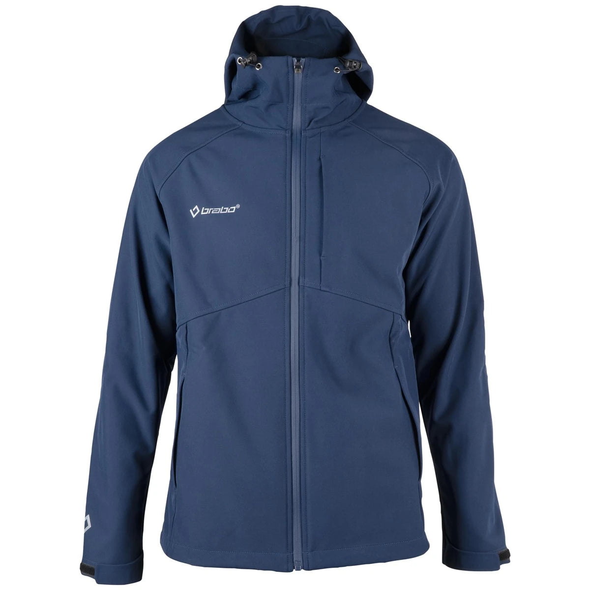 Brabo Men F1 Softshell Jacket Navy 01