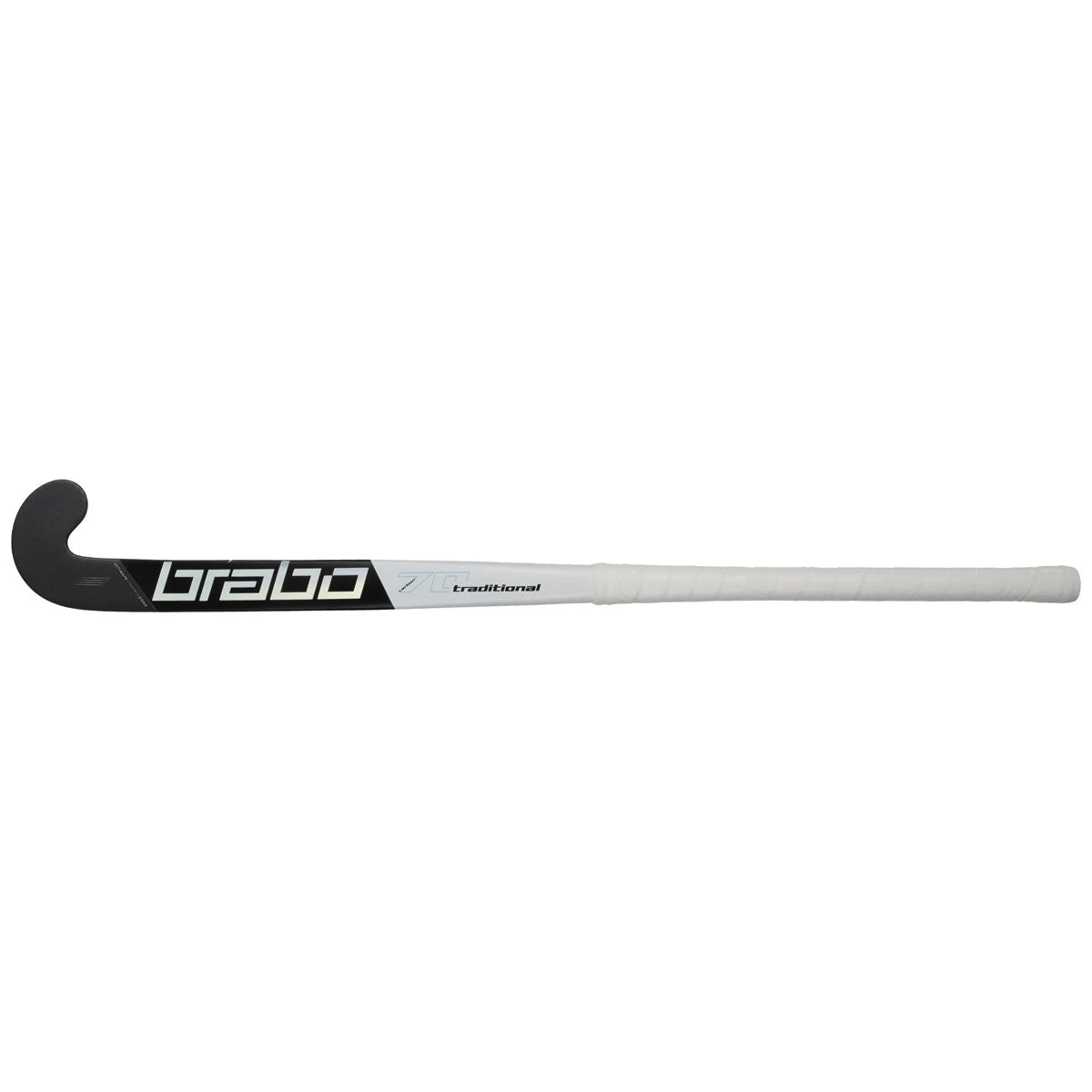 Brabo Traditional Carbon 70 Low Bow Junior Hockey Stick Indoor Black-Blue 04