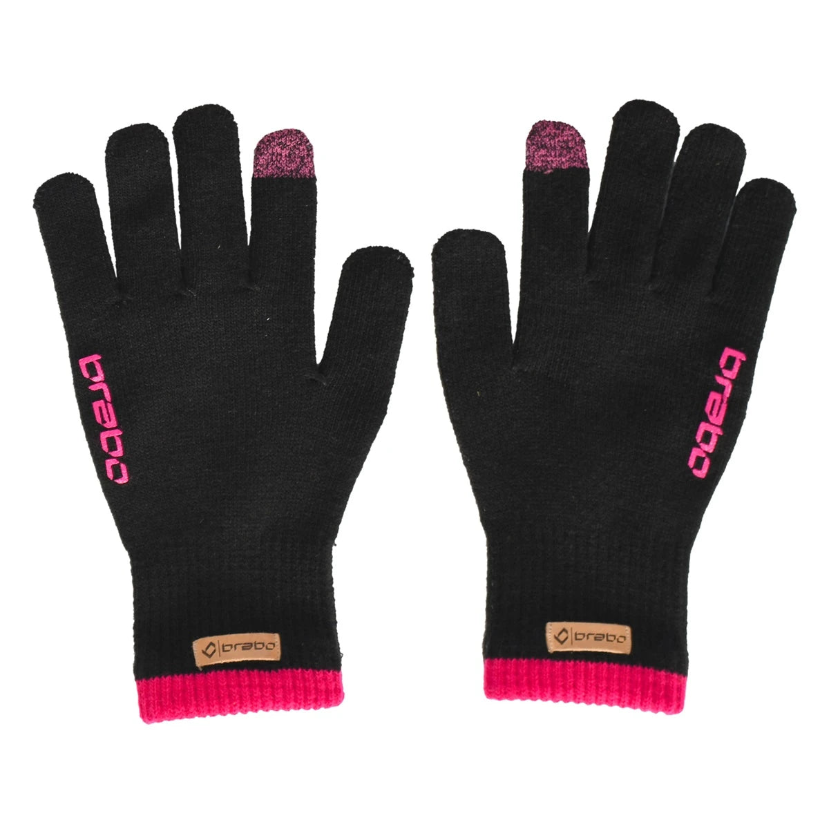 Brabo Wintergloves Swipe Black-Pink 06