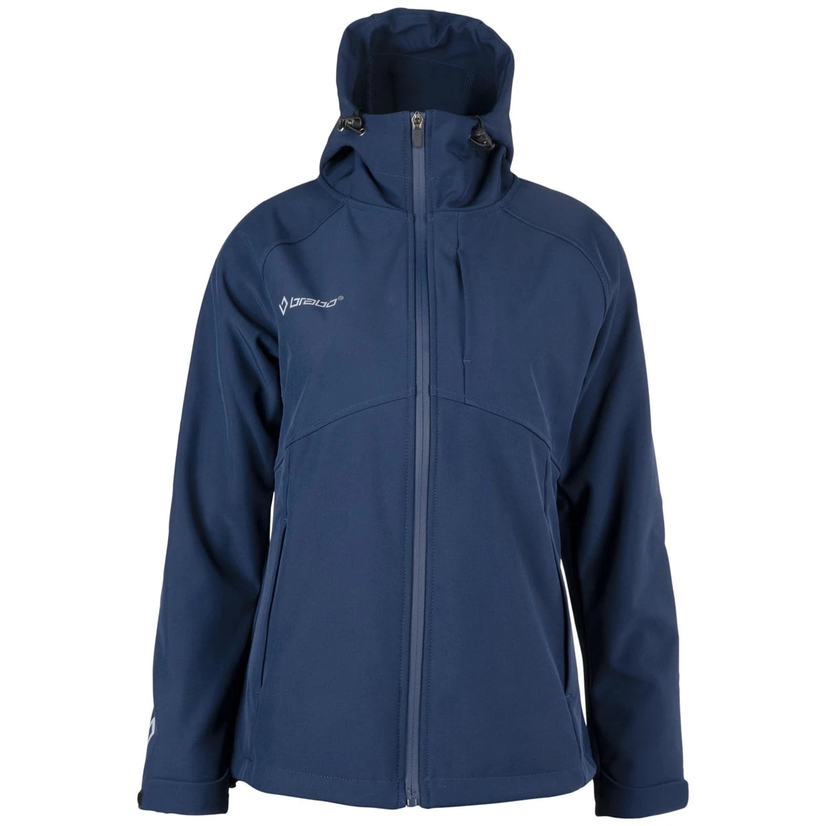 Brabo Womens F1 Softshell Jacket Navy 01