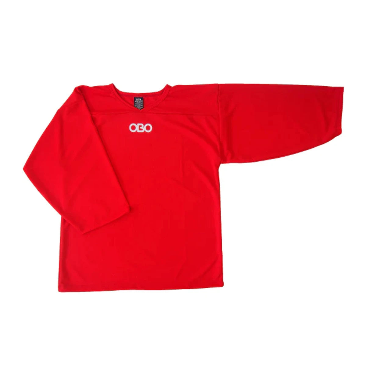 OBO Goalie Shirt, Long Sleeve Loose Red 01