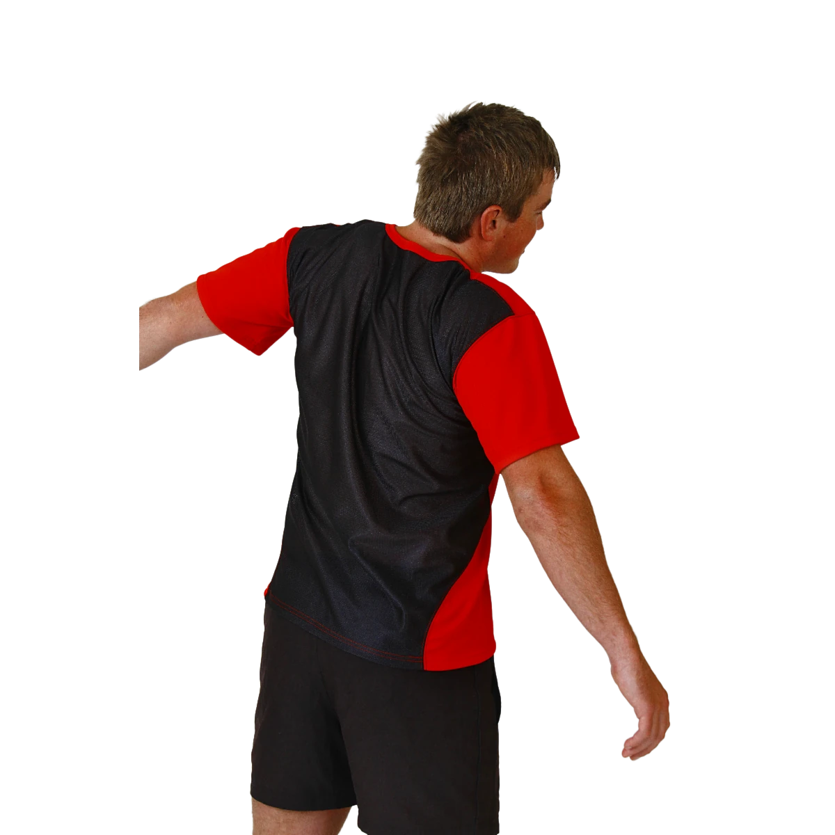 OBO Goalie Shirt, Short Sleeve Tight Red 01