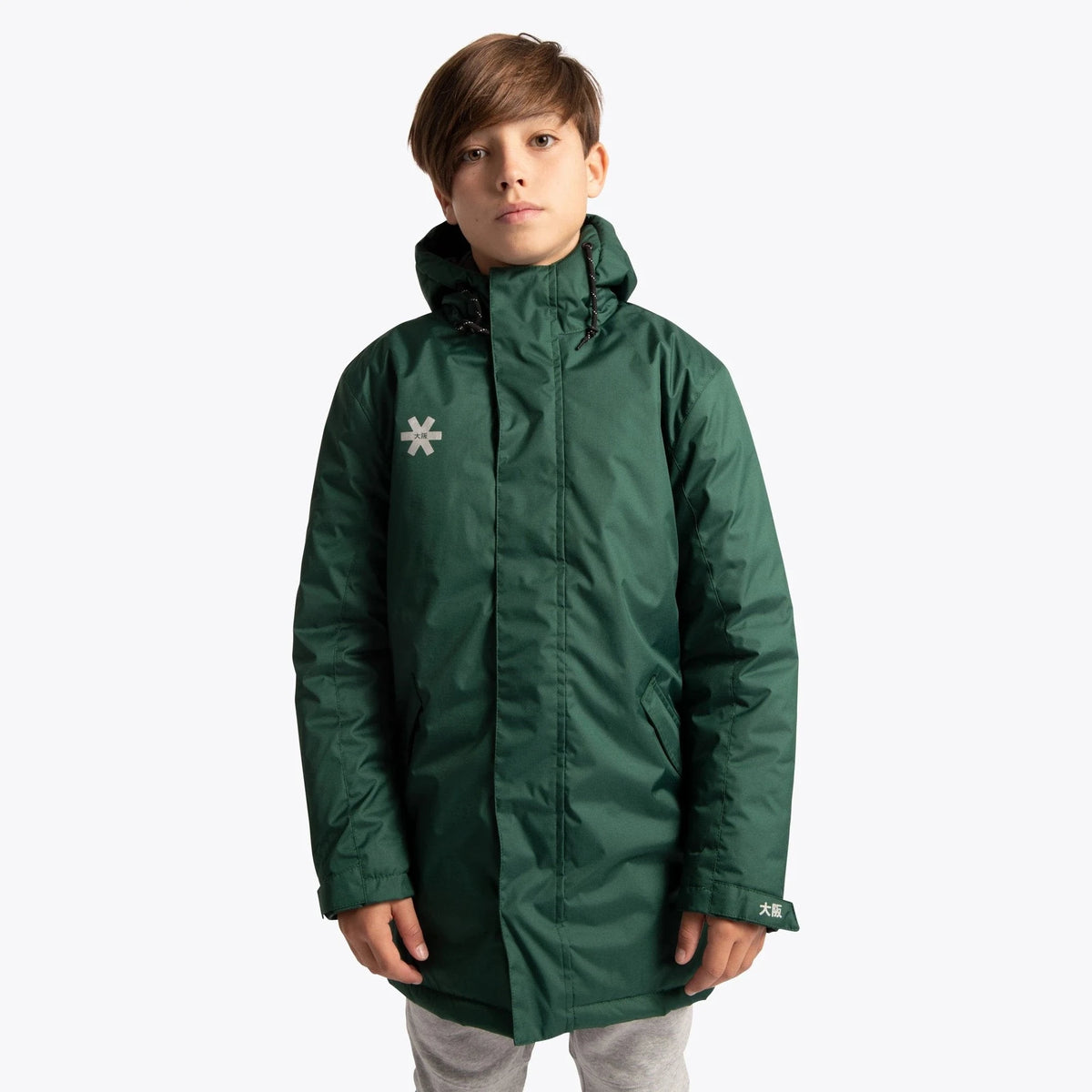 Osaka Kids Stadium Jacket Dark-Green 01