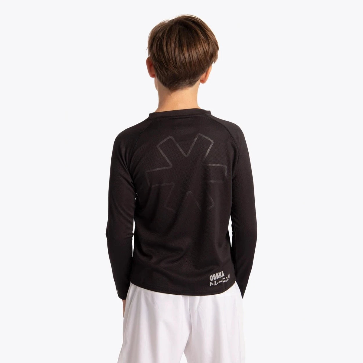 Osaka Kids Training Tee Long Sleeve Black 06