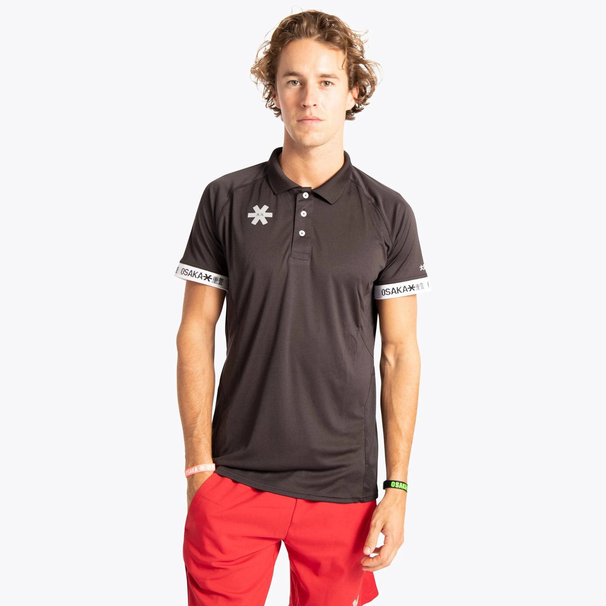 Osaka Men Polo Jersey Black 19