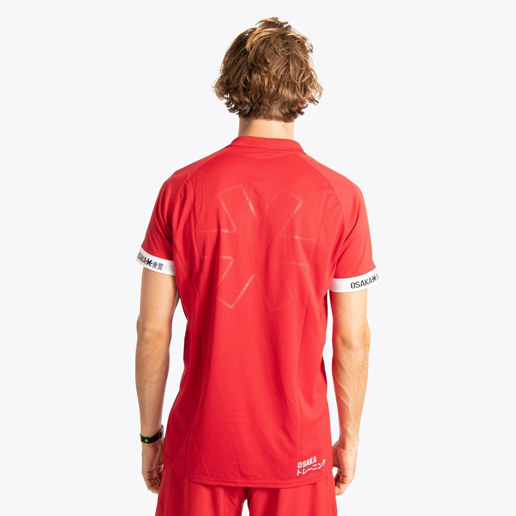 Osaka Men Polo Jersey Red 40
