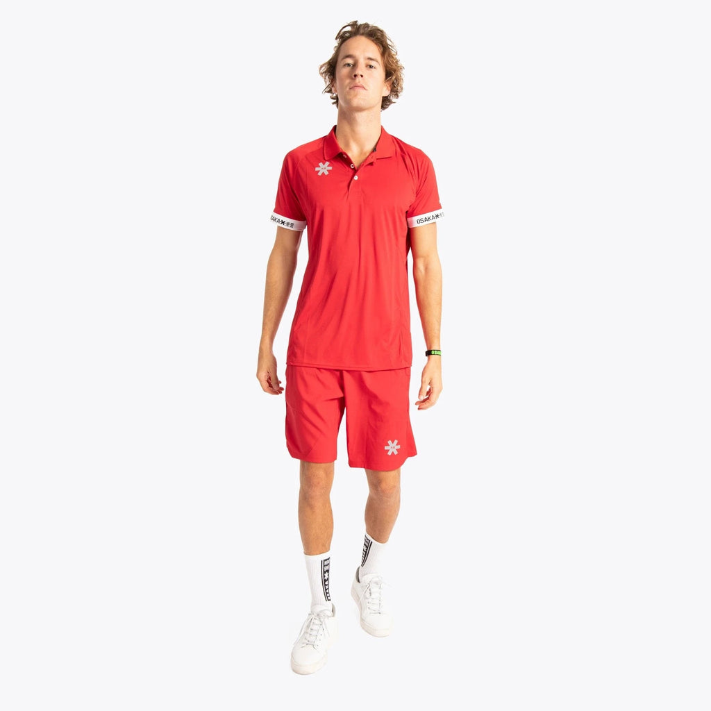Osaka Men Polo Jersey Red 41