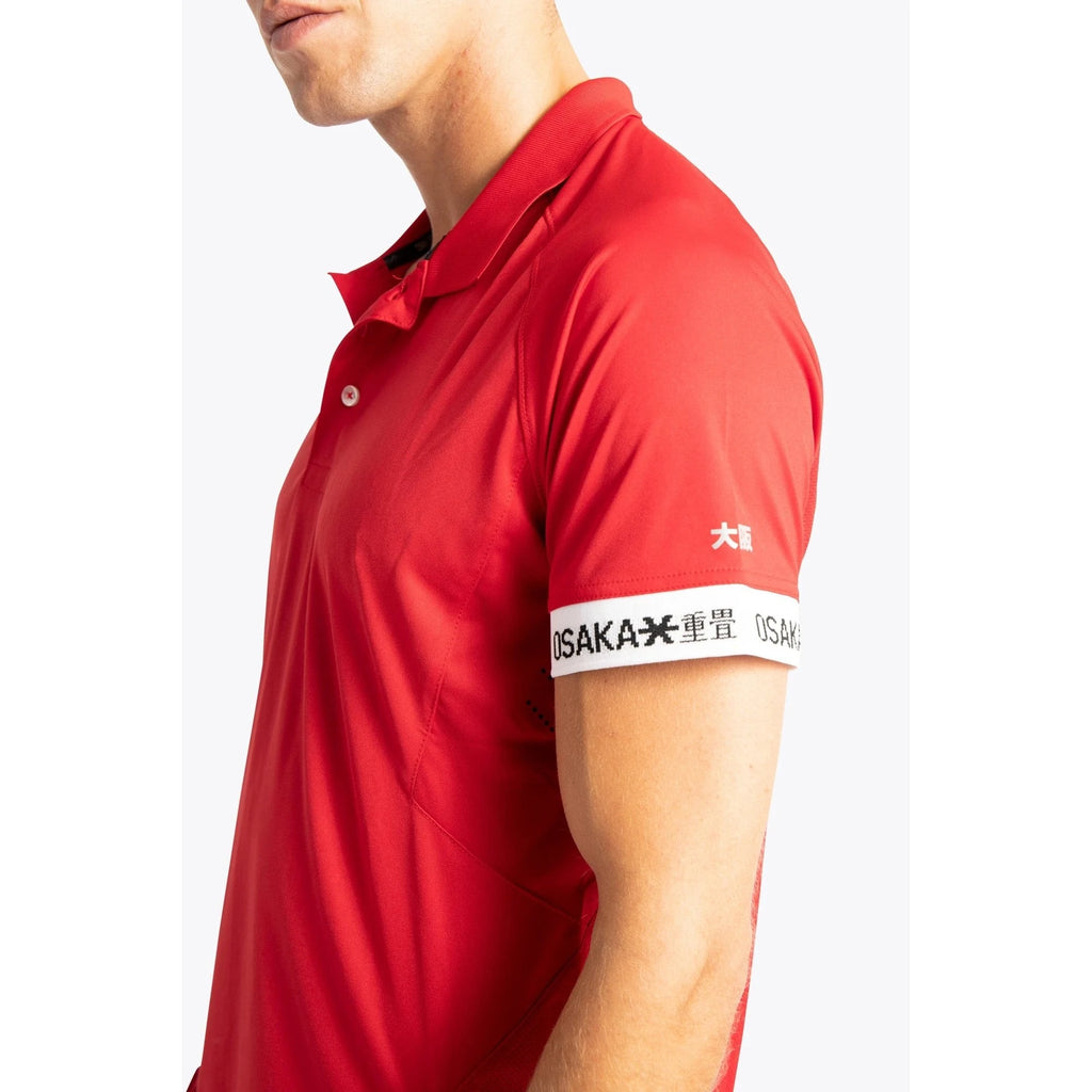 Osaka Men Polo Jersey Red 42