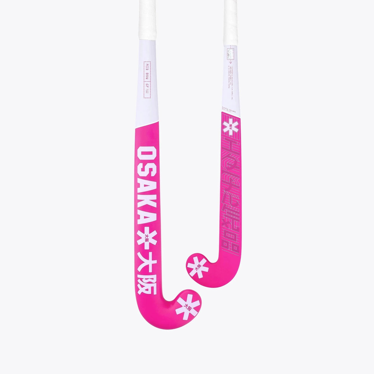Osaka Mid Bow GF Hockey Stick Outdoor Electric-Fuchsia 02