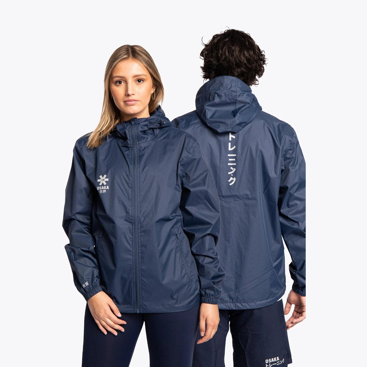 Osaka Training Rain Jacket Unisex Navy 03