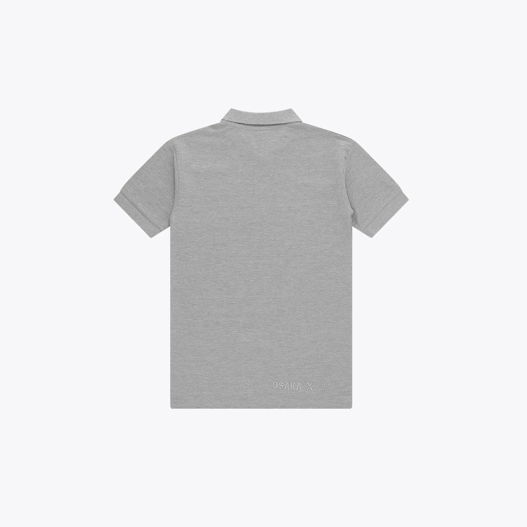 Osaka Unisex Polo Basic Heather-Grey 03