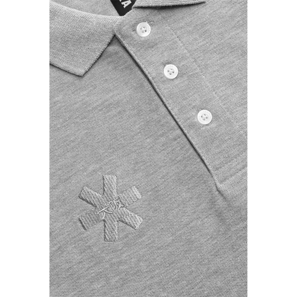 Osaka Unisex Polo Basic Heather-Grey 04