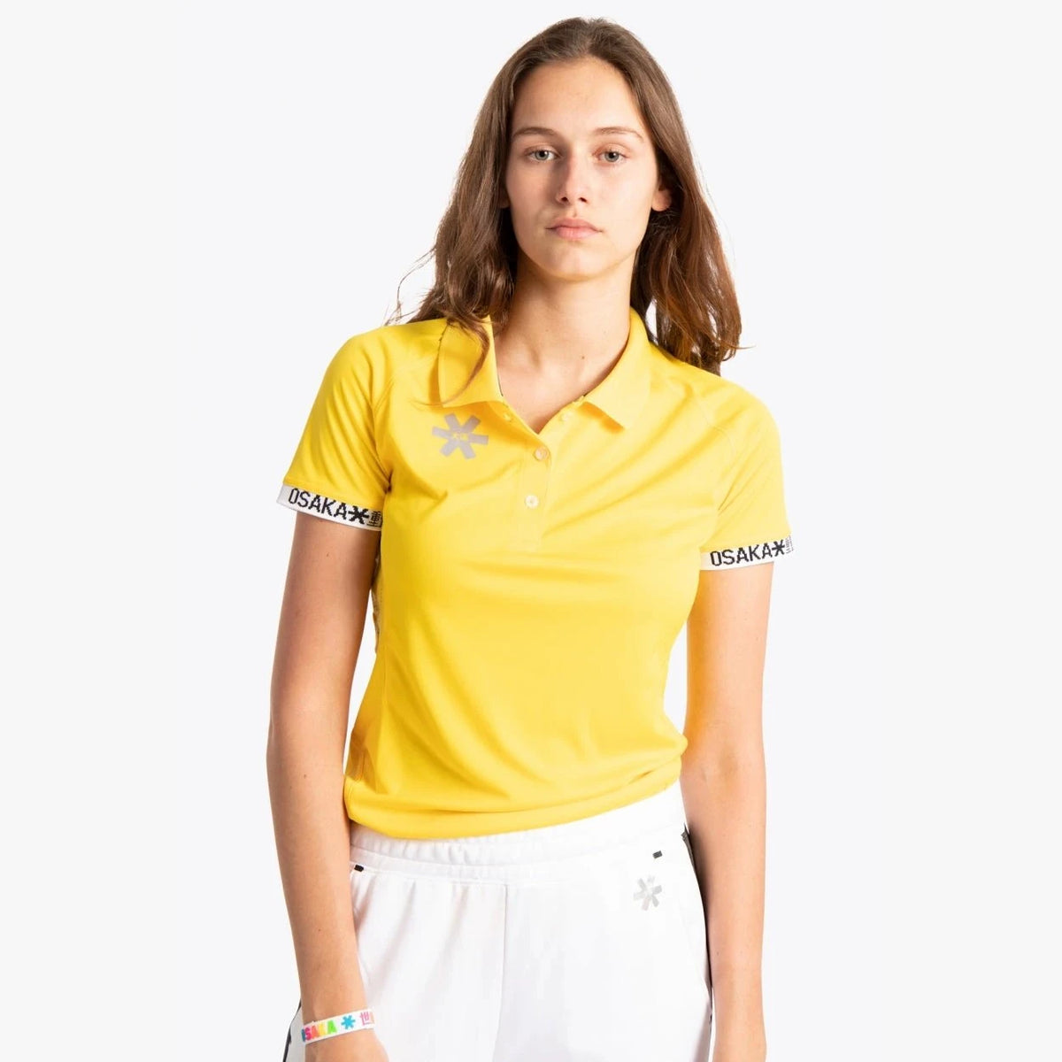 Osaka Women Polo Jersey Yellow Yellow 01