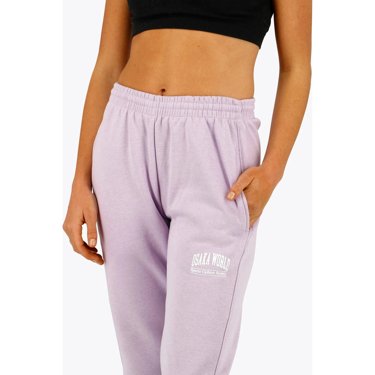 Osaka Women Sweatpants Light-Purple 06