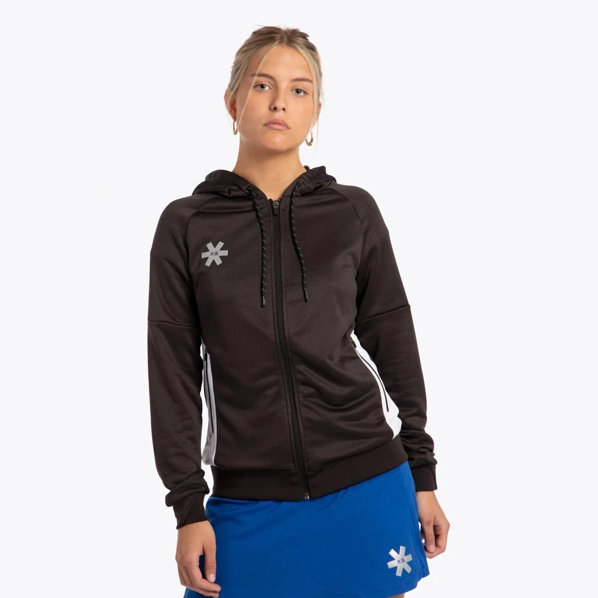 Osaka Women Training Zip Hoodie Black 01