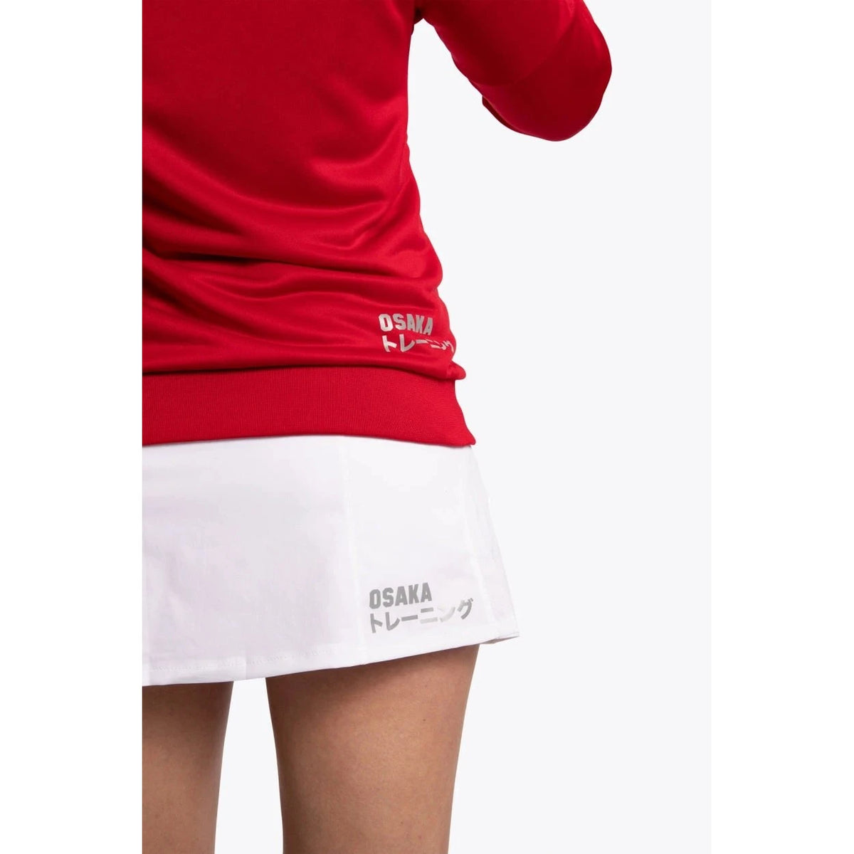 Osaka Women Training Zip Hoodie Red 05