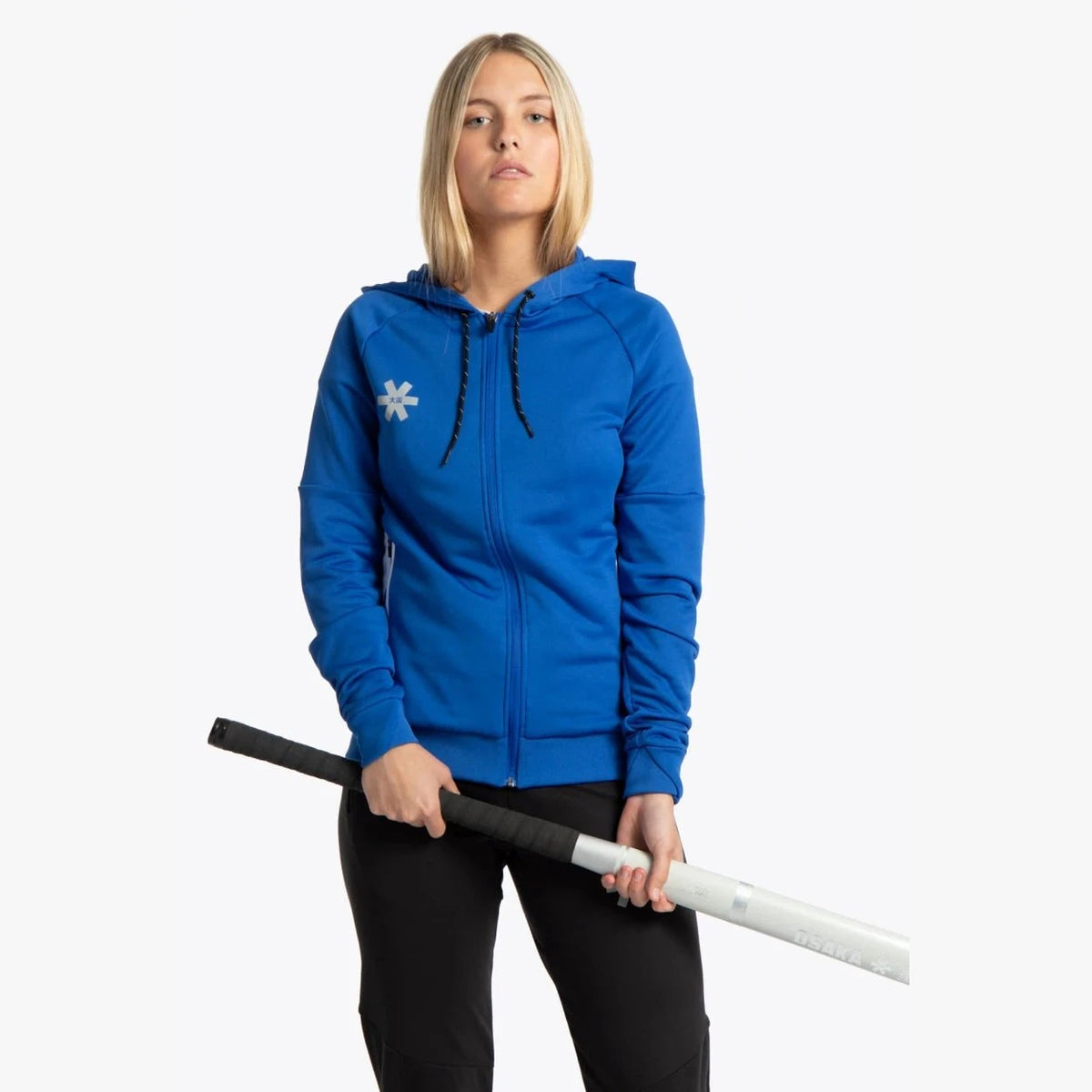 Osaka Women Training Zip Hoodie Royal-Blue 07