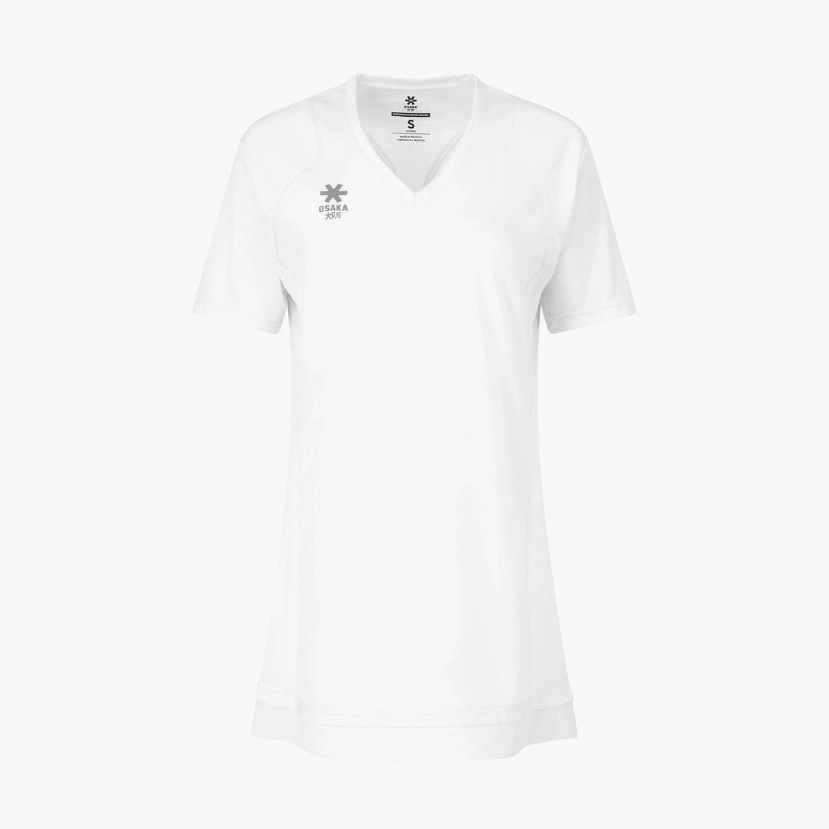 Osaka Women V-Neck Tech Dress White 01