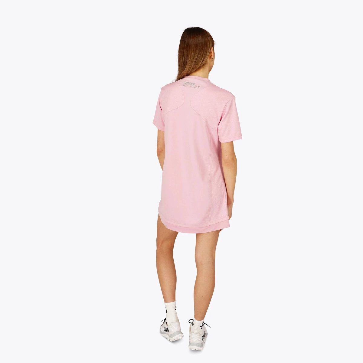 Osaka Women V-Neck Tech Dress Fondant Pink 06