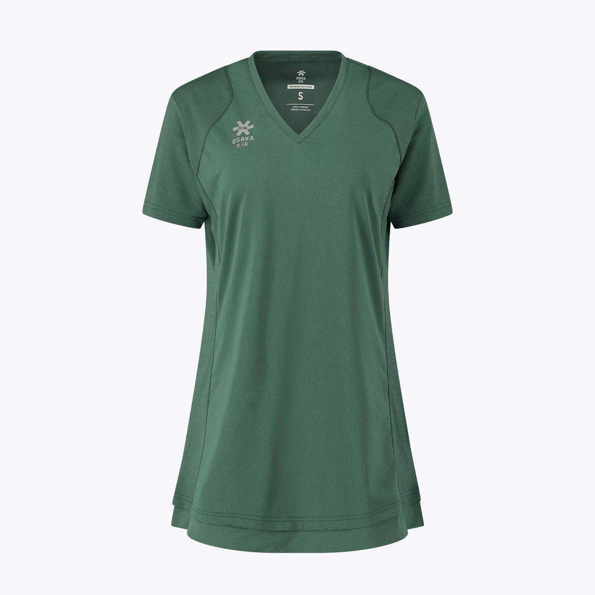 Osaka Women V-Neck Tech Dress Future Dusk +2 Bayou Green 04