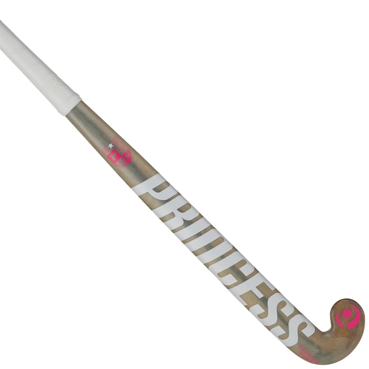 Princess Competition 5 Star Low Bow Hockey Stick Indoor Black-Silver 01