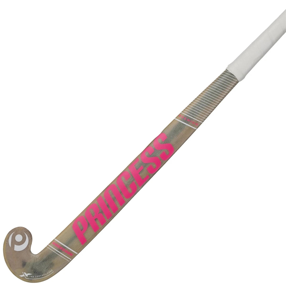Princess Competition 5 Star Low Bow Hockey Stick Indoor Black-Silver 02