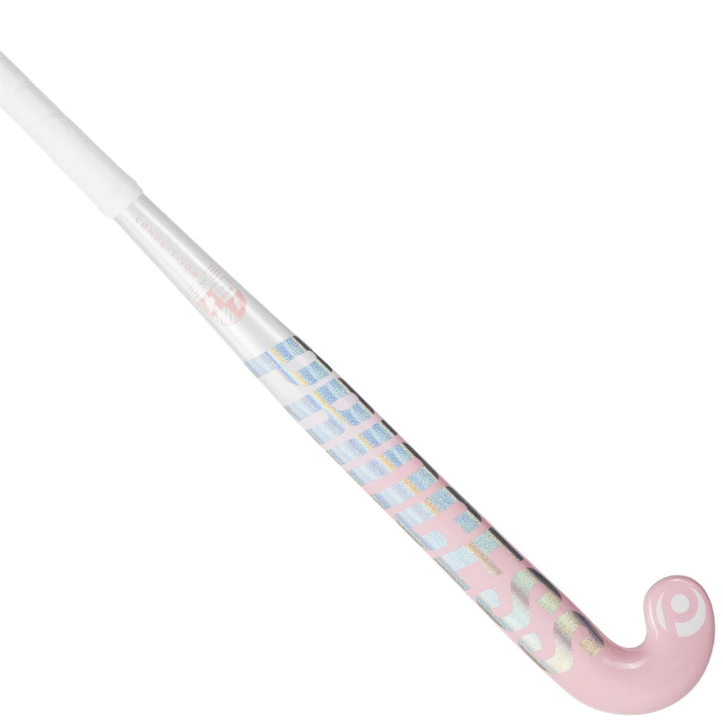 Princess Competition Junior 1 Star J-Bow Hockey Stick Outdoor Pink-White 01