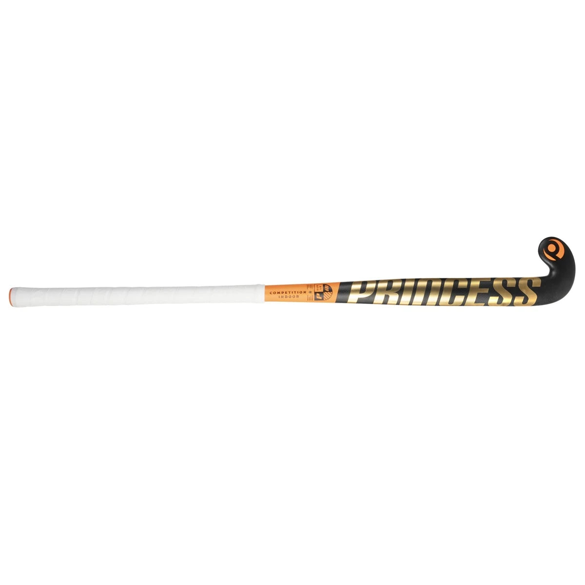 Princess Competition Junior 10 Star Low Bow Hockey Stick Indoor Black-Orange 03