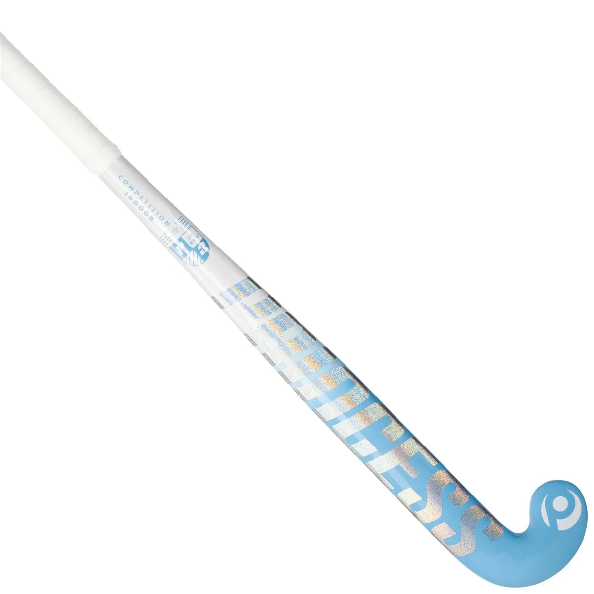 Princess Competition Junior 3 Star J-Bow Hockey Stick Indoor Light-Blue-White 01