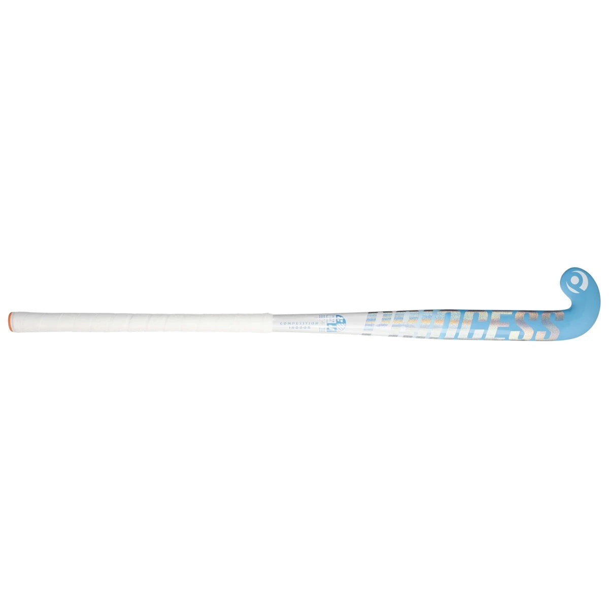 Princess Competition Junior 3 Star J-Bow Hockey Stick Indoor Light-Blue-White 03