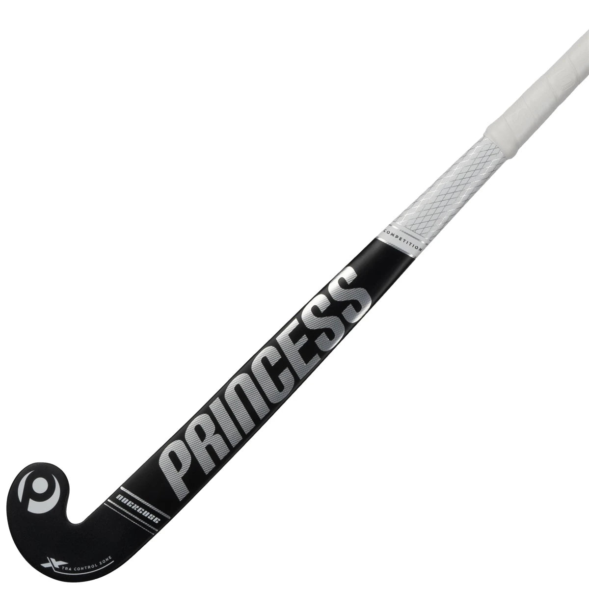 Princess Competition Junior 5 Star J-Bow Hockey Stick Indoor Black-Silver 02