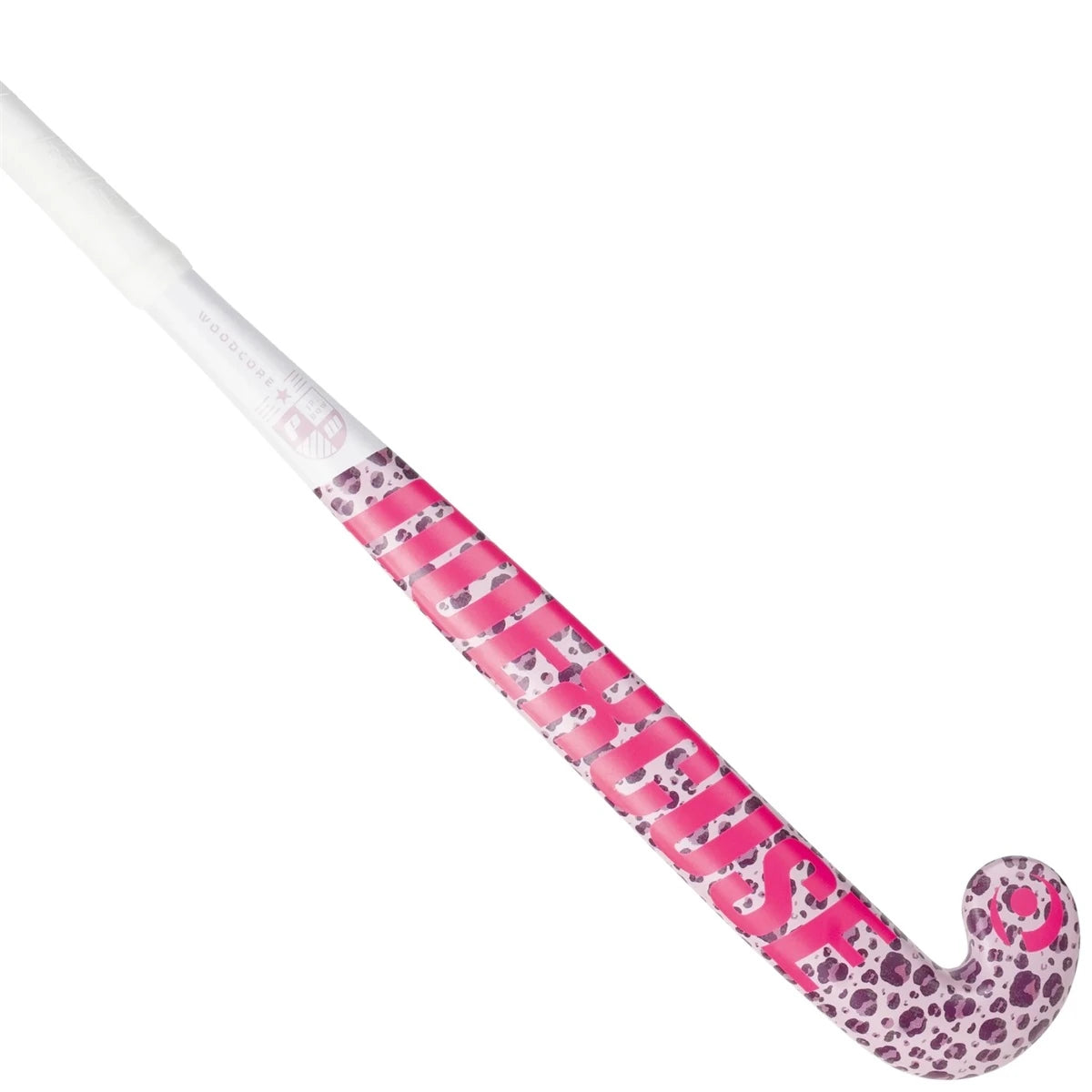Princess Junior Woodcore 18" Hockey Stick Outdoor Leopard-Pink 02