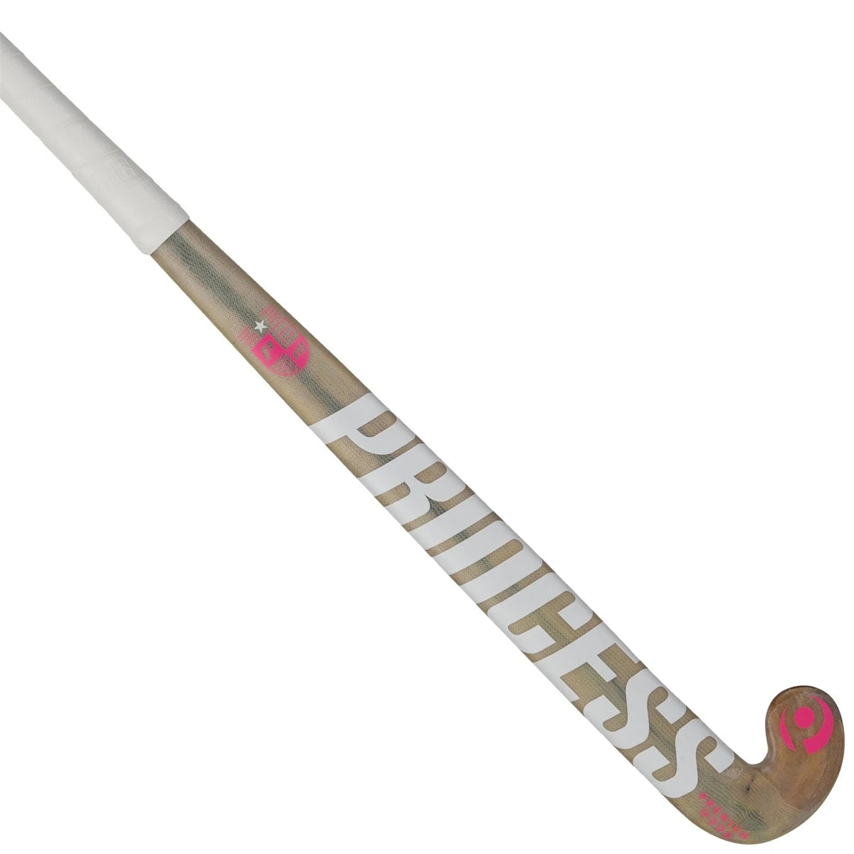 Princess Premium Wood 10 Star Extreme Low Bow Hockey Stick Indoor Black-Silver 01