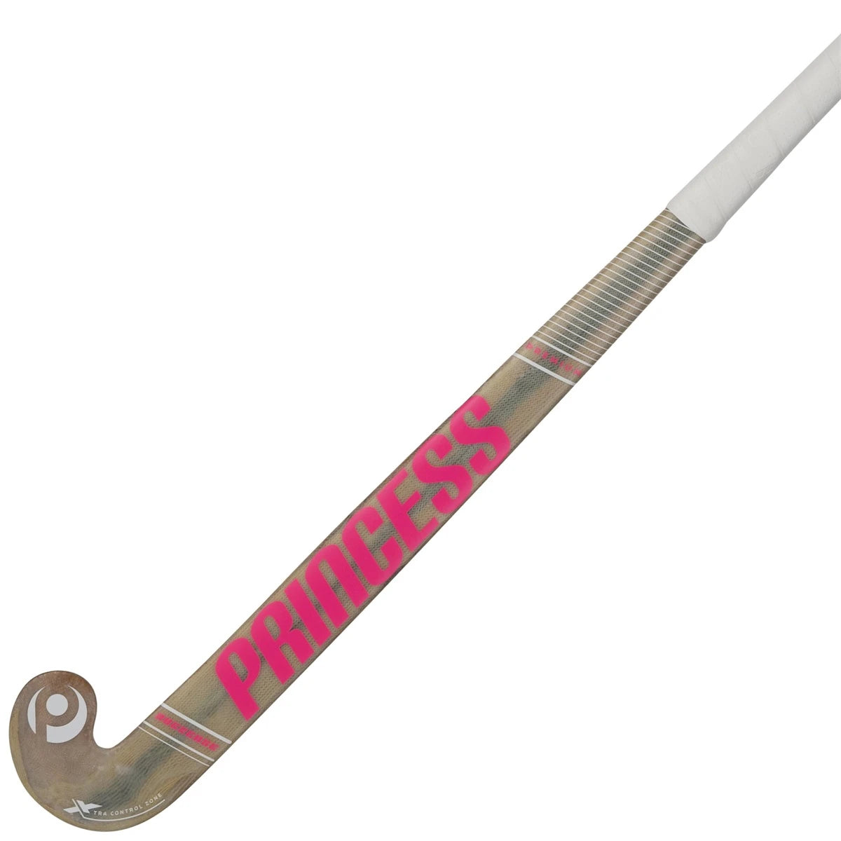 Princess Premium Wood 10 Star Extreme Low Bow Hockey Stick Indoor Black-Silver 02