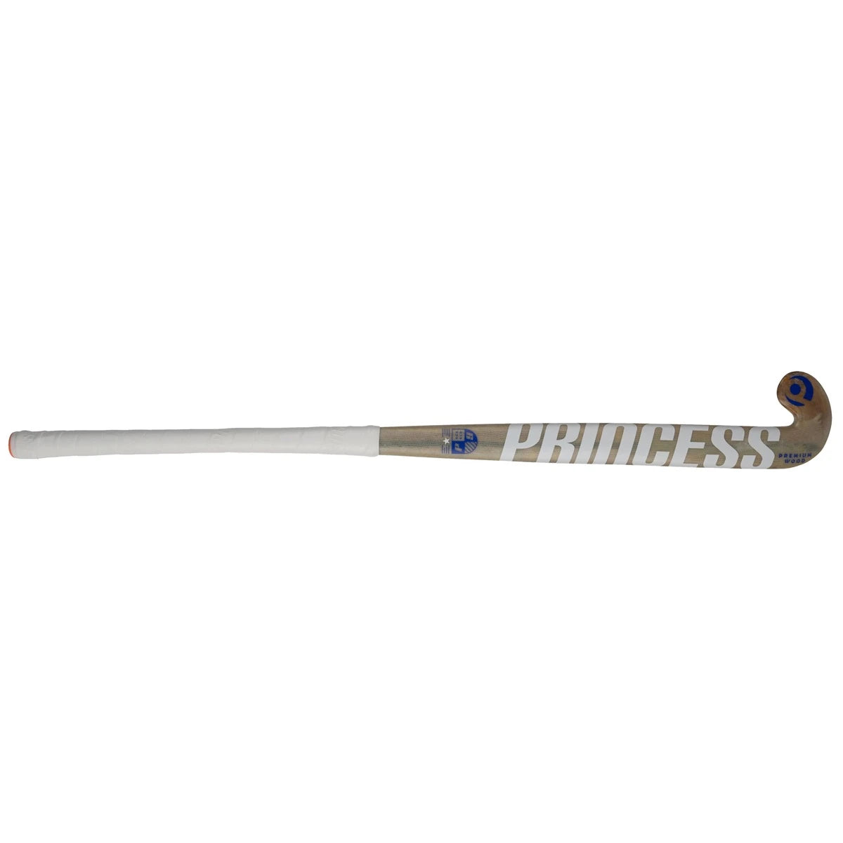 Princess Premium Wood 9 Star Extreme Low Bow Hockey Stick Indoor White-Silver 03