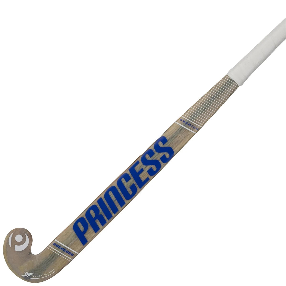 Princess Premium Wood 9 Star Low Bow Hockey Stick Indoor White-Silver 02