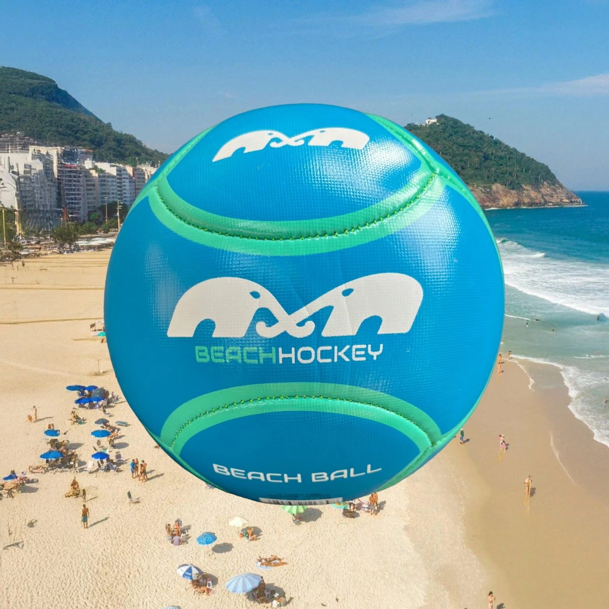 TK Beach Hockey Ball, Aqua Sky-Blue 01