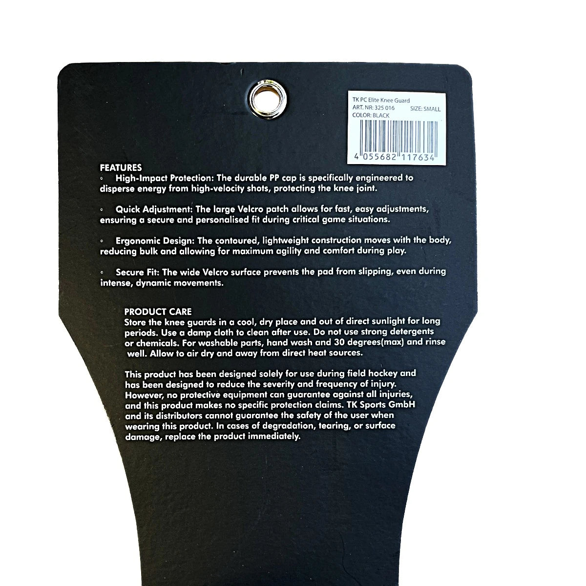 TK PC Elite Knee Guards Black 04